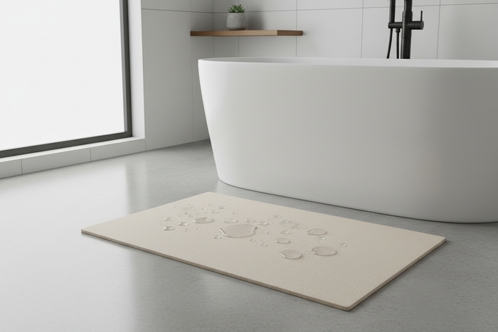 Tapis De Bain Diatomite - Pierre Naturelle Ultra-Absorbante