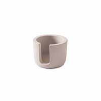 Porte Éponge En Diatomite – Beige, vue produit sur fond blanc