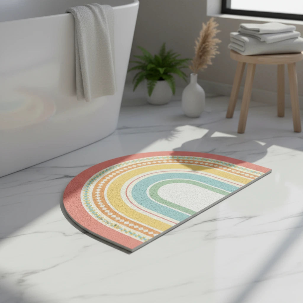 Tapis De Bain Arc En Ciel 7