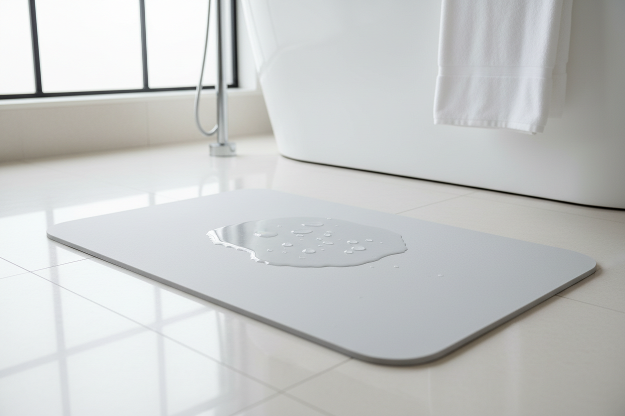 Le tapis de bain absorbant : Avantages, efficacité et alternatives modernes