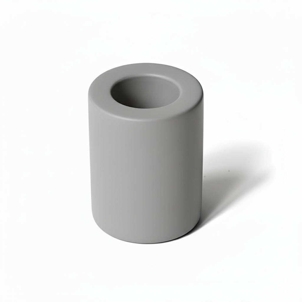Petit Porte Brosse À Dent En Diatomite – Gris, vue produit sur fond blanc