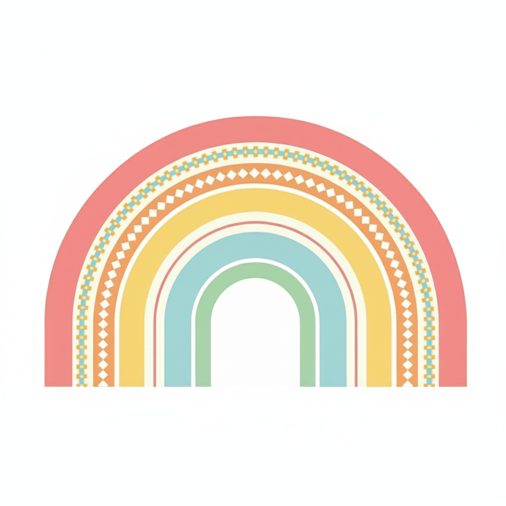 Tapis De Bain Arc En Ciel 1