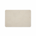 Tapis Diatomite Blanc – Blanc, vue produit sur fond blanc