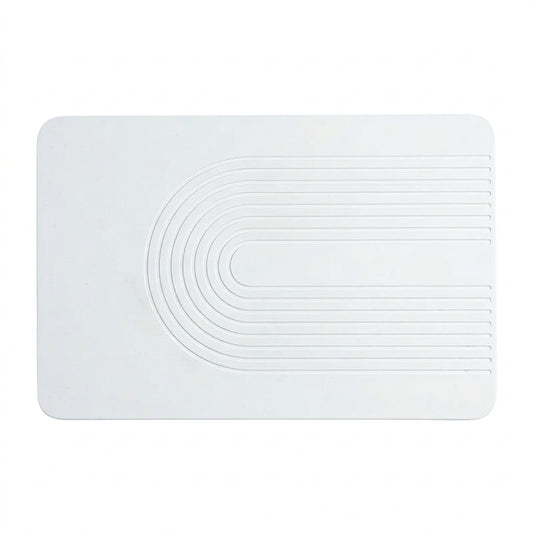 Tapis Diatomite Blanc