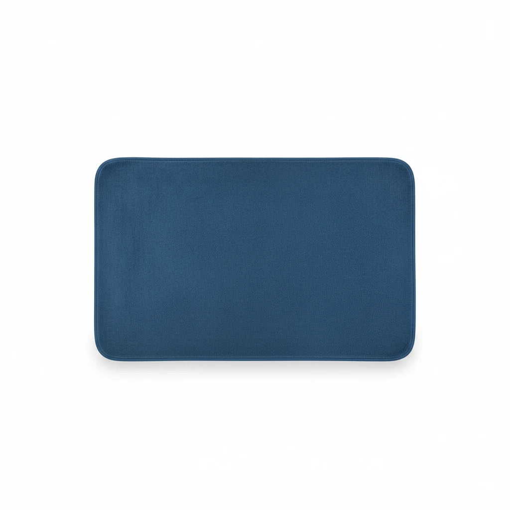 Tapis De Bain 40x60 – Bleu Nuit, vue produit sur fond blanc