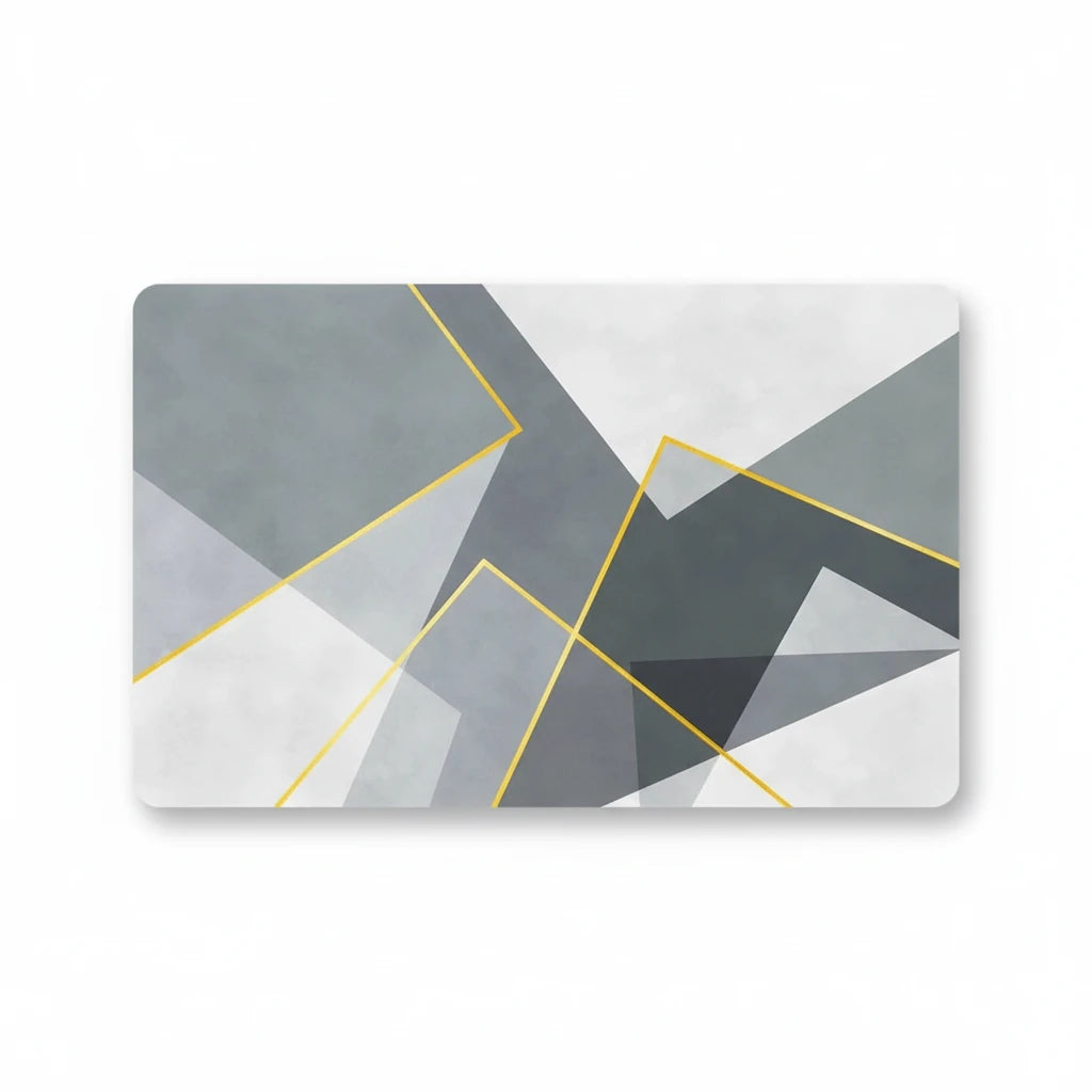 Tapis De Bain 50x70 – Angle Ardoise, vue produit sur fond blanc
