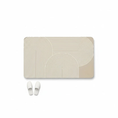 Tapis De Bain Beige 1