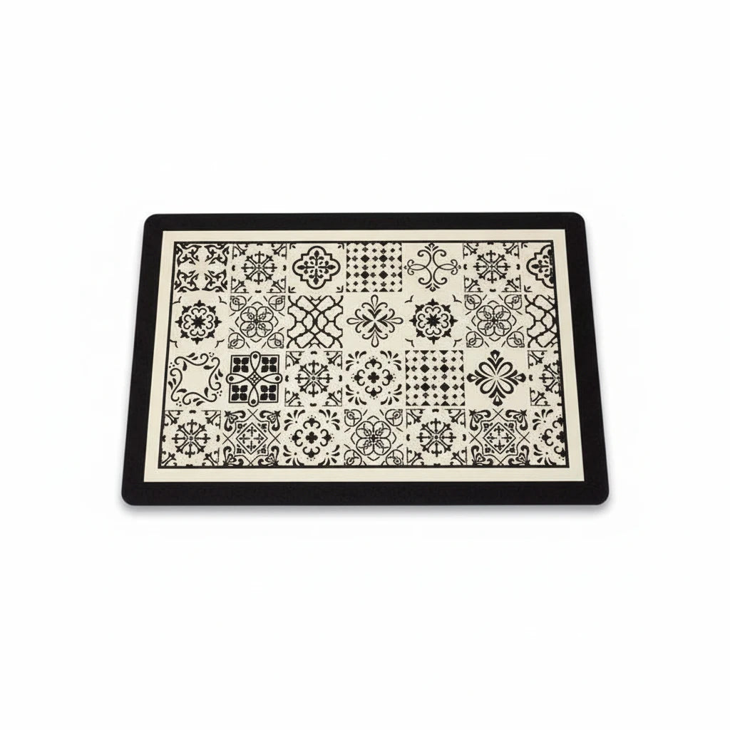 Tapis De Bain Carreaux – Carreaux de Ciment / 45x75cm, Carreaux de Ciment / 50x80cm, Carreaux de Ciment / 60x90cm, vue pro…