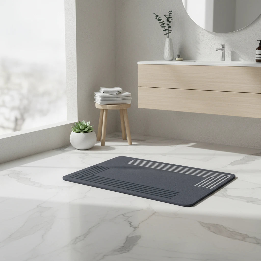 Tapis De Bain Antidérapant 50 X 80 Cm, Microfibre Douce Et Absorbante Lavable A Machine Pour Salle De Bain Blanc 96526327 Tapis De Bain Antidérapant 50 X 80 Cm, Microfibre Douce Et Absorbante Lavable A Machine Pour Salle De Bain Blanc 96526327