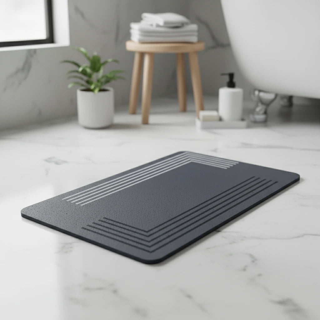 Tapis De Bain Extra épais, Antidérapant, Super Absorbant, 50 X 80 Cm Gris Clair 95985085 Tapis De Bain Extra épais, Antidérapant, Super Absorbant, 50 X 80 Cm Gris Clair 95985085
