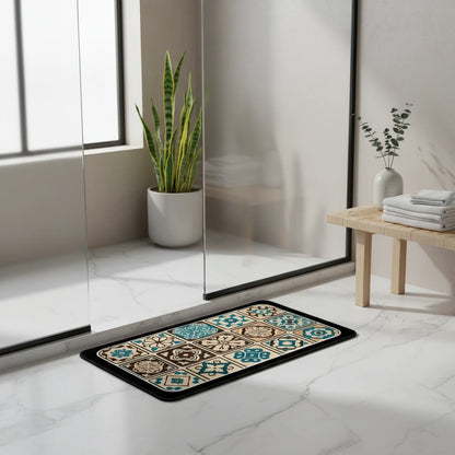 Tapis De Bain Carreaux De Ciment 5
