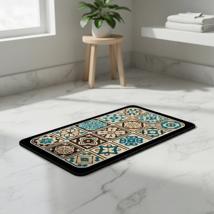 Tapis De Bain Carreaux De Ciment 6