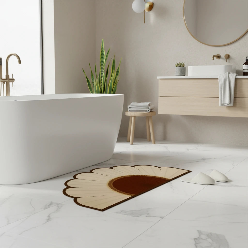 Tapis De Bain Fleur 3