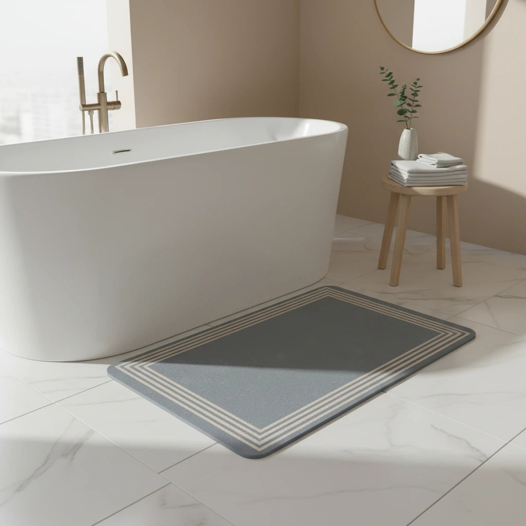 Tapis De Bain Gris 6