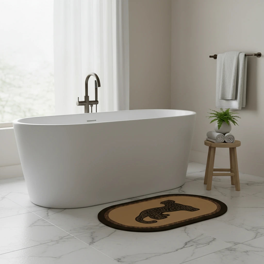 Tapis De Bain Léopard 4