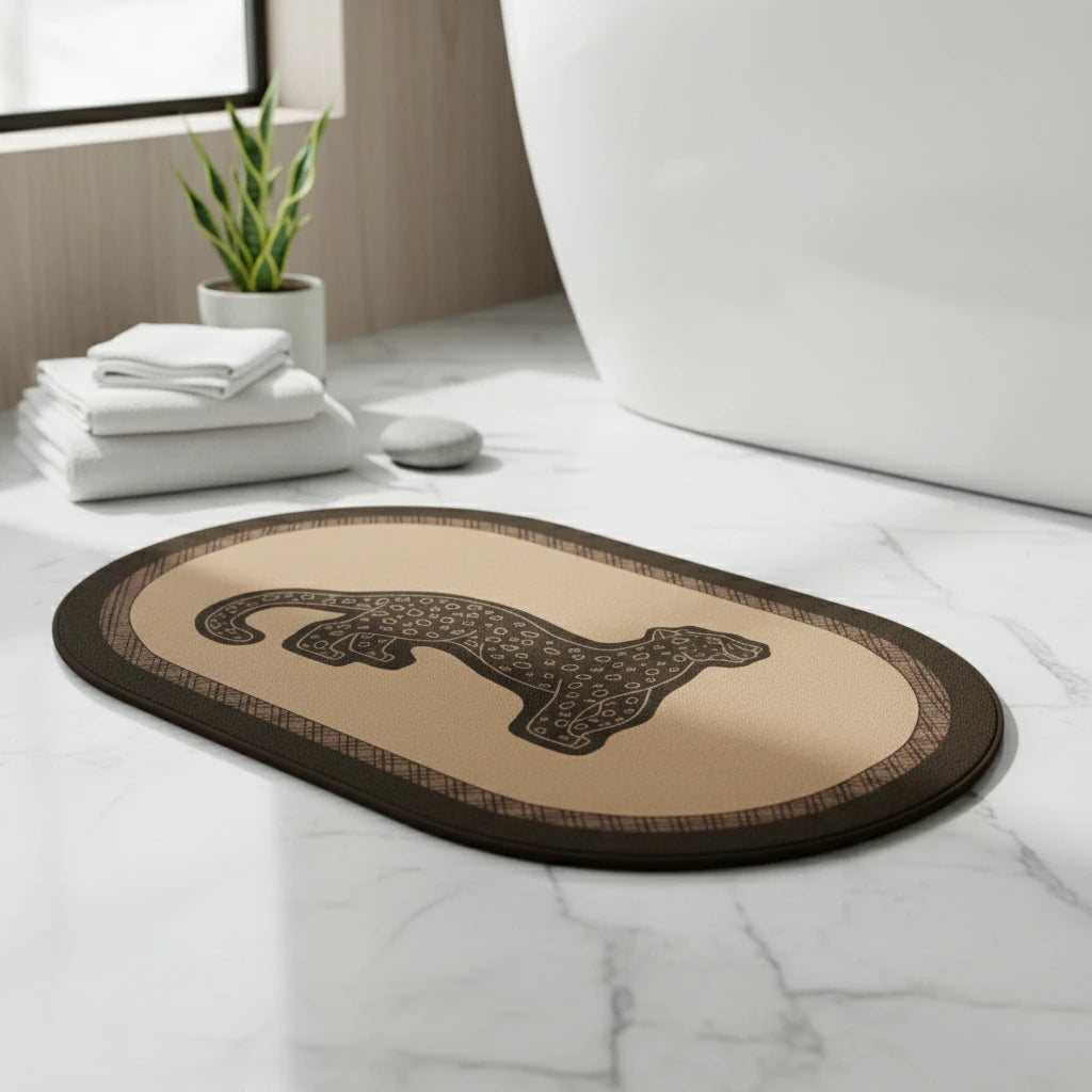Tapis De Bain Léopard 5