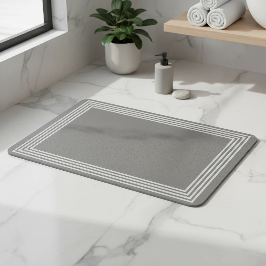 Tapis De Bain Noir 7